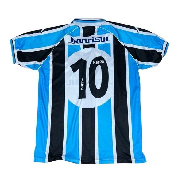 Vintage Y2K Kappa Gremio Brazil Soccer Jersey 10 Large - Picture 6 of 7